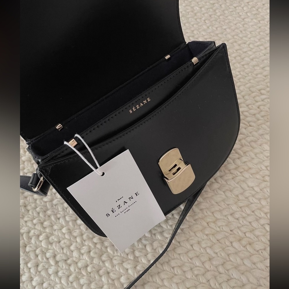 Sezane CLAUDE BAG in black - Picture 8 of 8